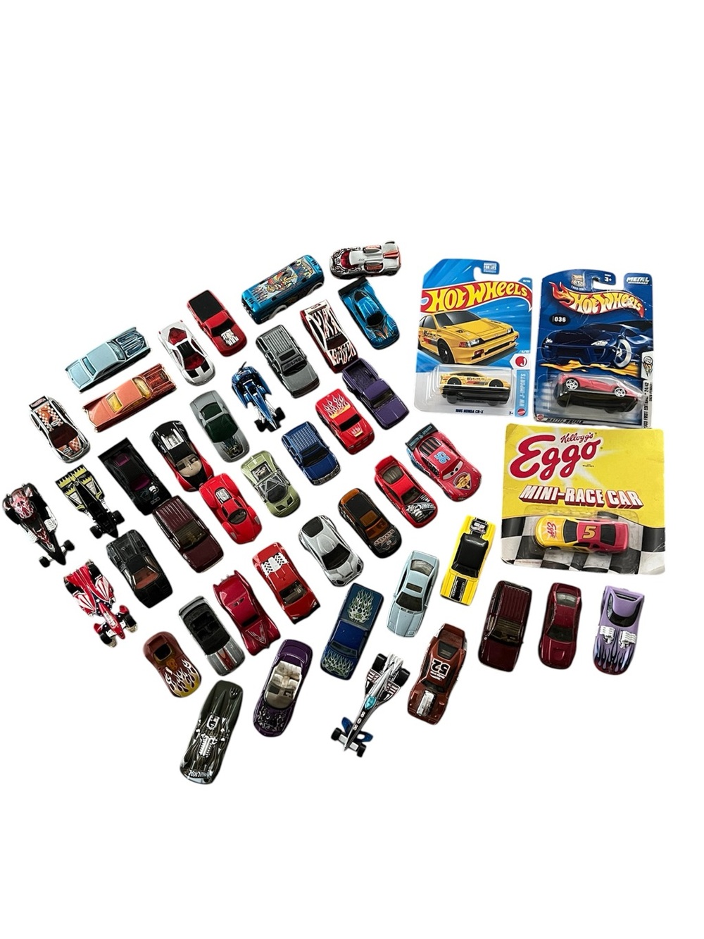 Hot Wheels Mattel mixed lot of 44 (cars, trucks and bus) 1987 - 2003